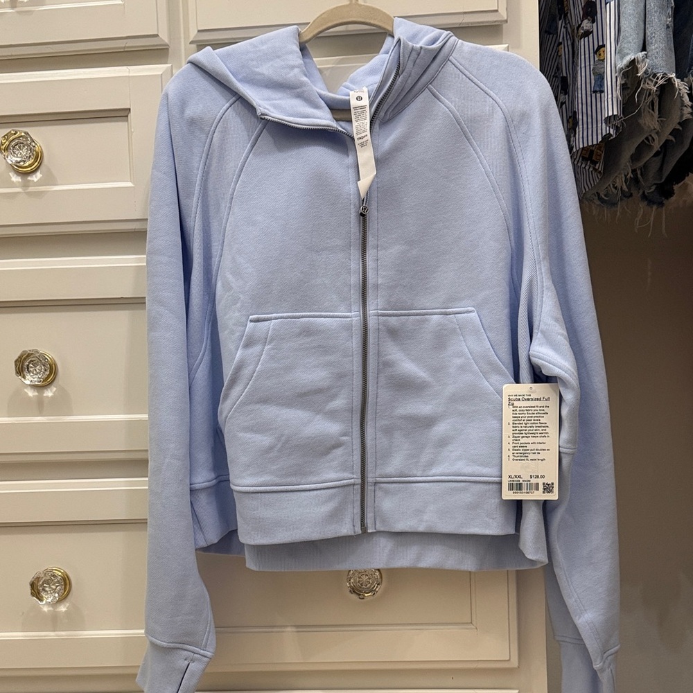 lululemon athletica Windmill Scuba Full Zip Hooodie XL XXL